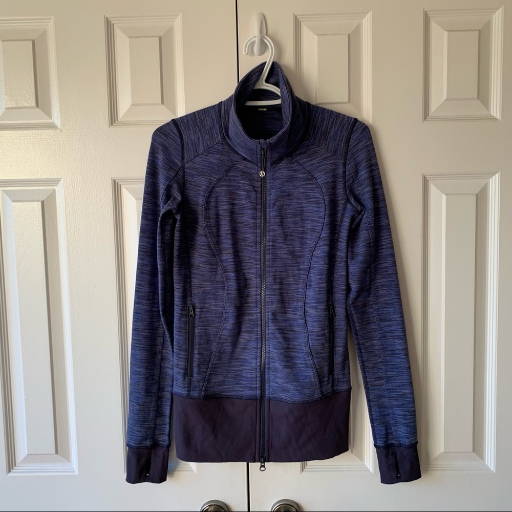 Lululemon Nice Asana Jacket Wee Are From Space Cadet Blue